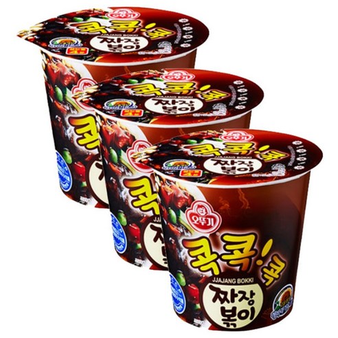 오뚜기 짜장볶이 미니컵, 3개