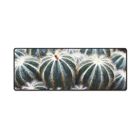 더파슬리 보테니컬 스퀘어 데스크매트 와이드사이즈 80 x 30 cm, GM77625, 1개