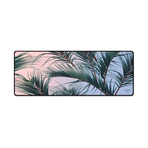 더파슬리 보테니컬 스퀘어 데스크매트 와이드사이즈 80 x 30 cm, GM77006, 1개
