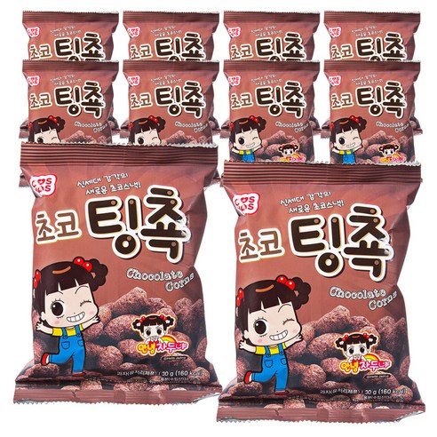 코스모스제과 초코팅쵹 스낵, 30g, 10개