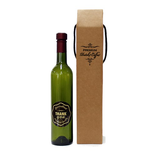 병도매닷컴 녹색 와인 스크류 500ml 2C 더치커피병 패키지 35개입, LB7, 1세트