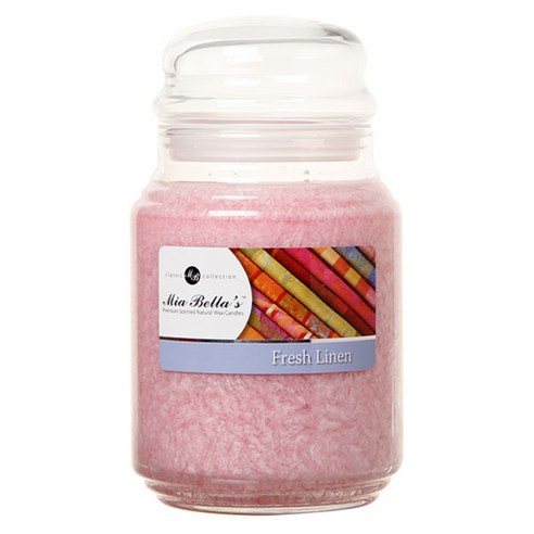 미아벨라 클래식 컬렉션 팜왁스 자캔들 라지 737g, Fresh Linen, 1개