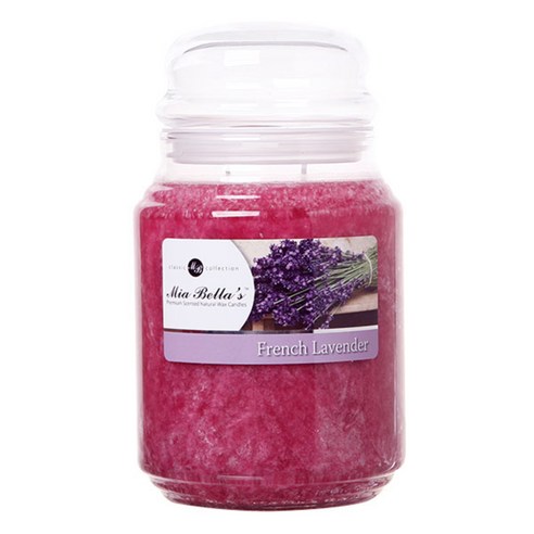미아벨라 클래식 컬렉션 팜왁스 자캔들 라지 737g, Franch Lavender, 1개
