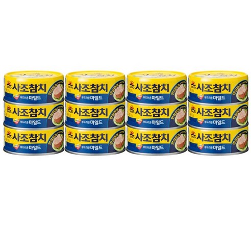 사조 안심 마일드참치, 100g, 12개