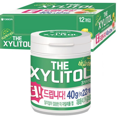 오리온 더 자일리톨, 40g, 1개