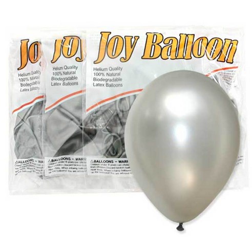 파티팡 벌룬 30cm 10p, 펄 실버, 3개입