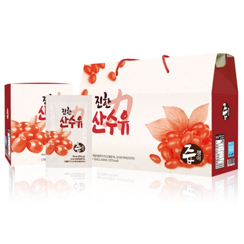 즙쟁이 진한 산수유즙, 80ml, 120개입