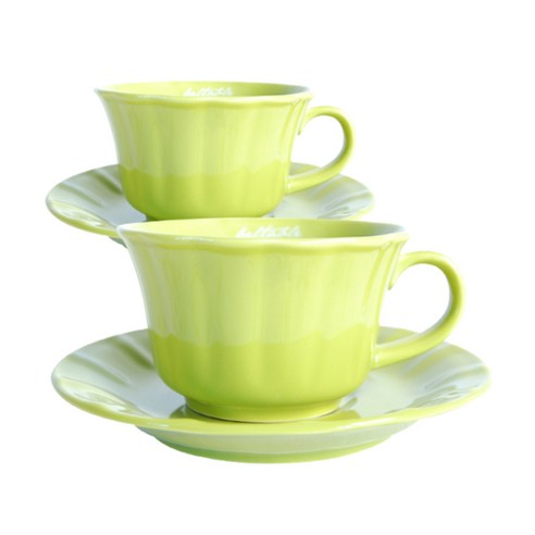 벨루즈카사 프란시아 커피잔, GREEN, 2개입