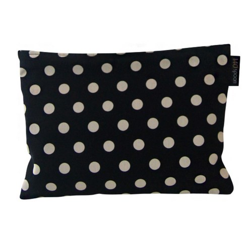 140스푼 Lovely Dot Black 패브릭 파우치 Large, 1개