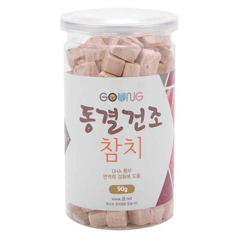 서울이푸드 궁 동결건조 애견간식, 참치 맛, 1개