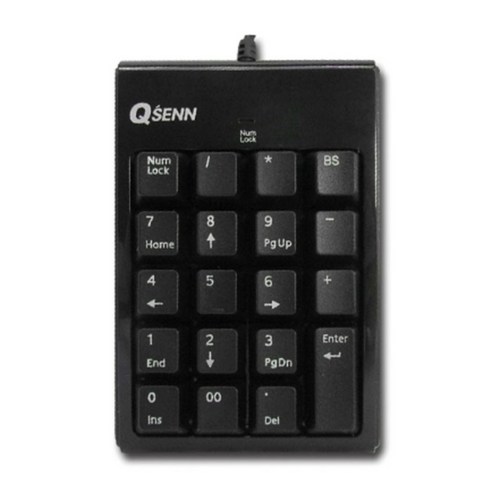 큐센 USB 숫자 키패드 SNK3000, 블랙