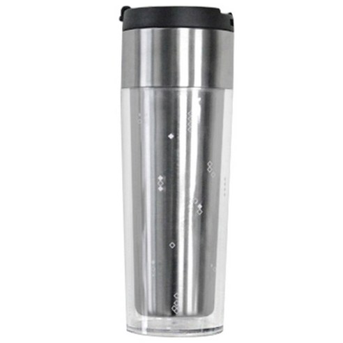 티스카페 DIY 스텐바톤 슈가볼 텀블러, 화이트, 340ml