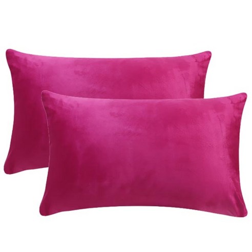 베드앤데코 소프트 극세사 베개커버 2p