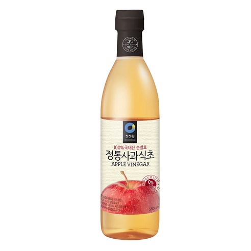 청정원 정통 사과 식초, 560ml, 1개