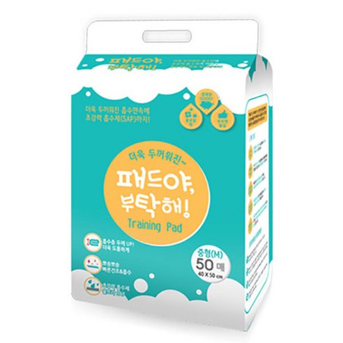 패드야부탁해 배변패드 플로랄향 50매입, 1개