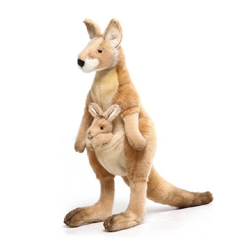 한사토이 동물인형 3642 캥거루 Kangaroo, 43cm, 갈색
