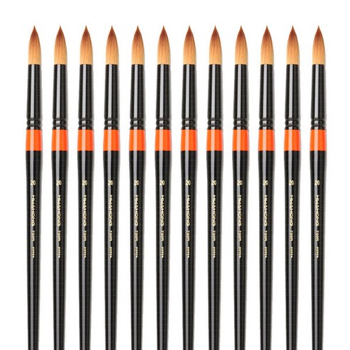 화홍 700R 수채화 환붓, 20호, 12개입