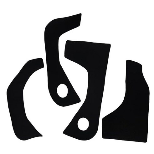 차마루 벨벳 도어커버, 기아 (레이), 블랙