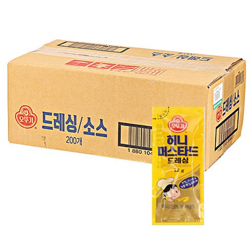 오뚜기 허니머스타드, 12g, 1200개