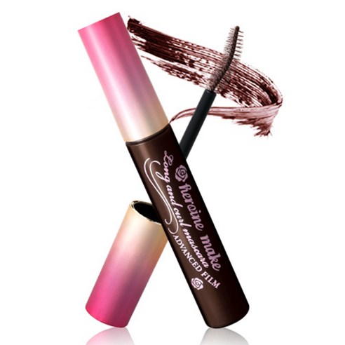 키스미 히로인 메이크 롱앤컬 어드밴스드 필름 마스카라 6 g, 02 브라운, 1개