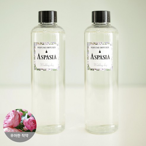 아스파시아 디퓨저 리필 오일 2p, 작약, 300ml