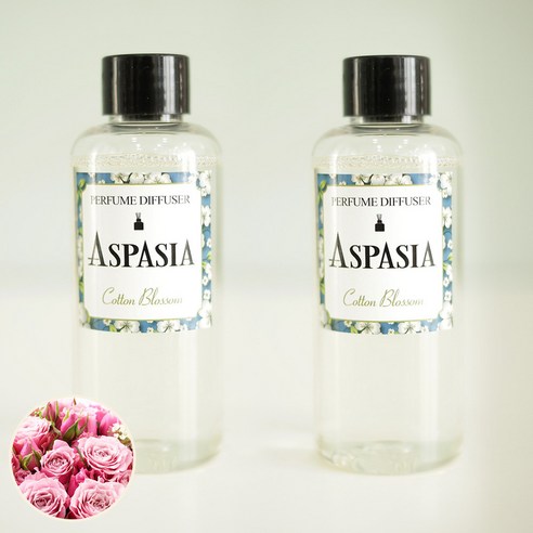 아스파시아 디퓨저 리필 오일 2p, 실버 레이, 100ml