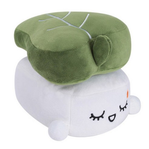에스엔피토이월드 쵸바 봉제인형, 26cm, 깻잎양