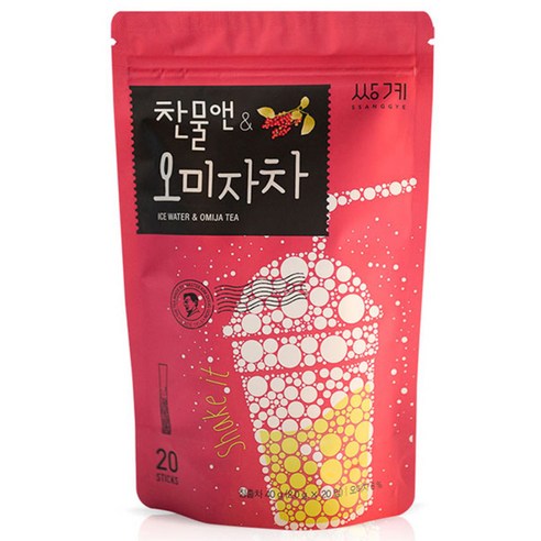 쌍계명차 파우치 찬물앤 오미자차 티백, 2g, 20개입, 1개