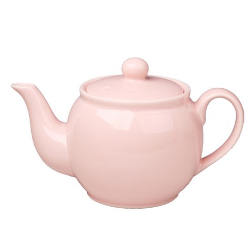 차모아 캐서린 미니멀 컬러티포트 티팟, 핑크, 500ml