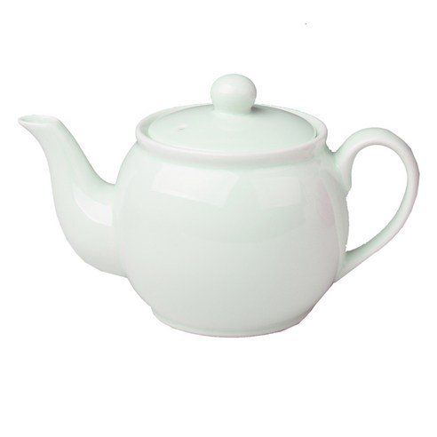 차모아 캐서린 미니멀 컬러티포트 티팟, 민트, 500ml