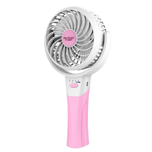듀플렉스 충전식 휴대용 미니선풍기, DP-988MFP, 핑크