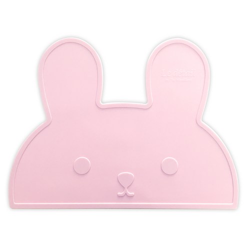 르디테일 라핀 토끼 이유식 매트, 핑크, 1개