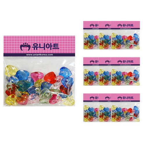 유니아트 2000 모양비즈, 19번, 10개입