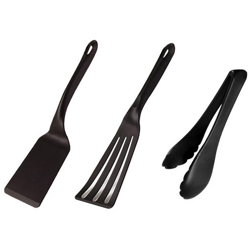 페데르노 나일론 조리도구 사각 뒤집개 + 롱뒤집개 + 집게 소 3종세트