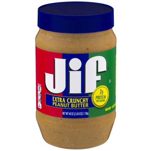 지프 크런치 피넛버터쨈, 1.13kg, 1개