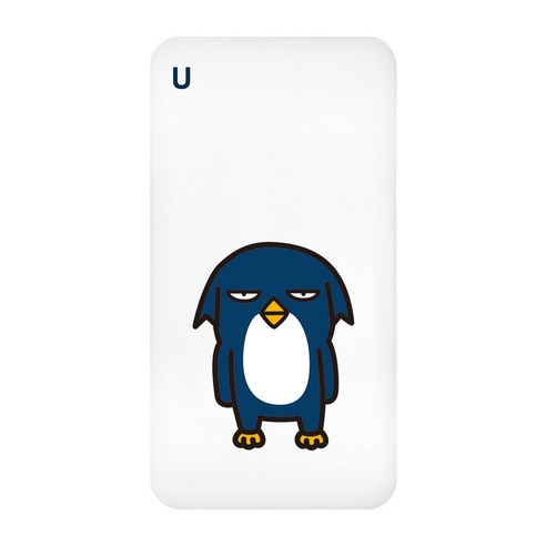 개콘프렌즈 베이직 슬림 보조배터리 5 000mAh, 우