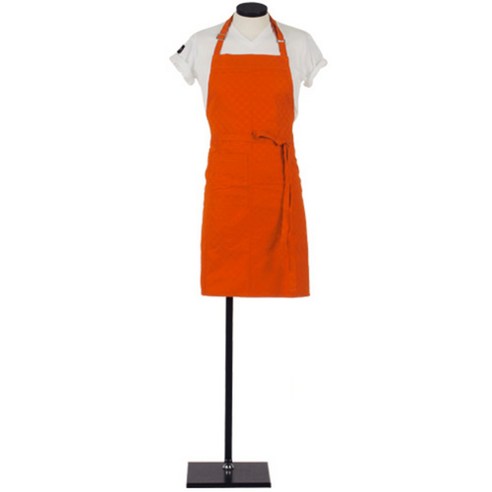 플러스원키친웨어 젠틀 빕 앞치마 M, Fresh ORANGE, 1개