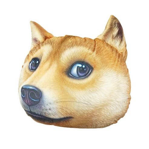 삼에스 X-DOLLS 차량용 허리쿠션, XD201K (DOGE시바견), 1개
