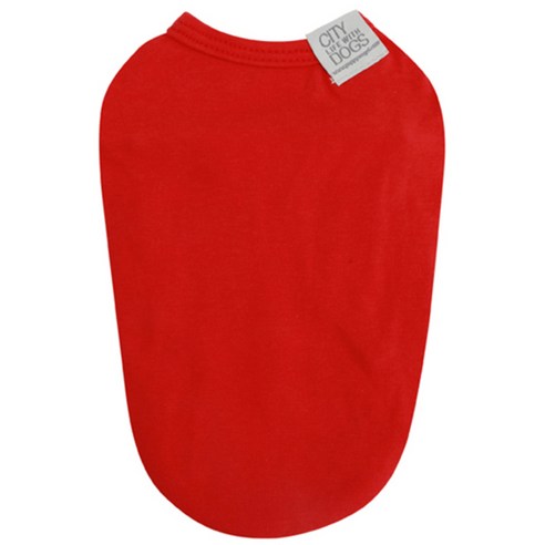 퍼피엔젤 MAC 데일리 민소매 티셔츠 레드, 320(Red)