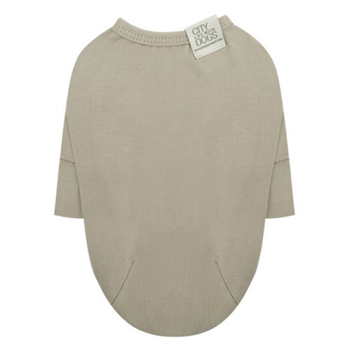 퍼피엔젤 반려동물용 데일리 7부소매 티셔츠, 15 Beige, 1개