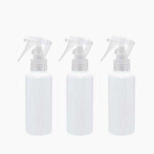 병도매닷컴 DT150 백색 건스프레이 용기, 투명캡, 3개입