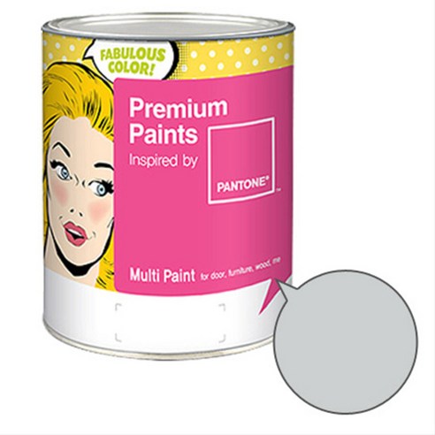 노루페인트 팬톤멀티 4L 에그쉘광 페인트, 다운블루