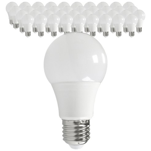 포커스 LED 전구 10W PC LEDELS6510N-DHE A, 주광색, 40개