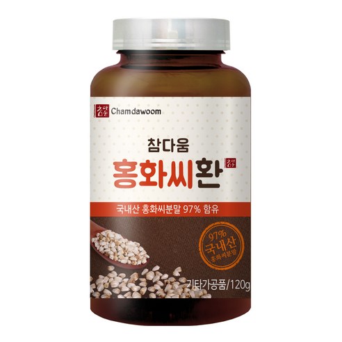참다움 홍화씨환, 120g, 1개