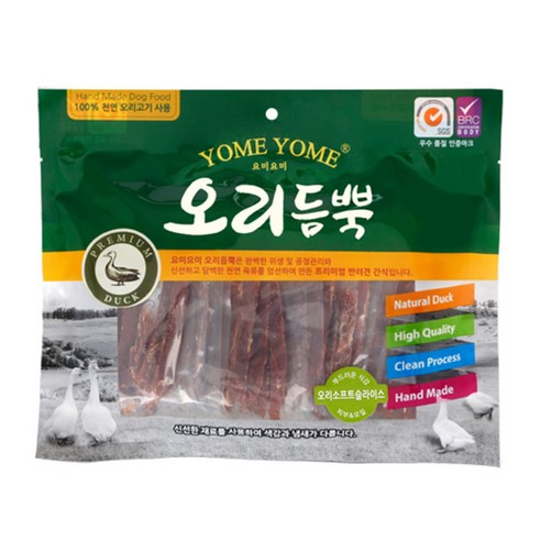 요미요미 강아지간식 오리듬뿍 400g, 오리소프트슬라이스, 1개