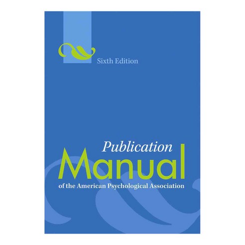 [해외도서] Publication Manual of the American Psychological Association 양장본, Amer Psychological Assn