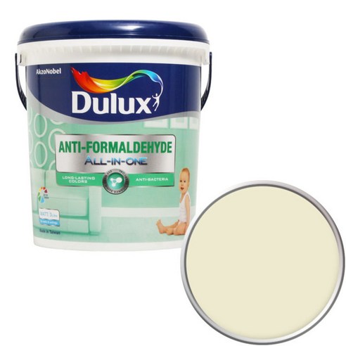 듀럭스 안티 포름알데히드 페인트 1L, Silk Cream 79YY 84/126