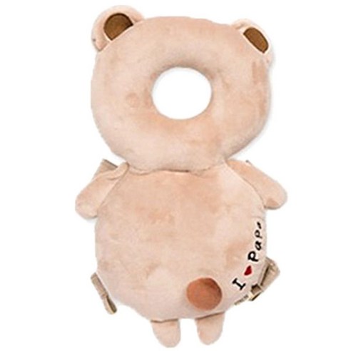 엠케이 머리쿵 유아머리보호대, G브라운곰, 1개