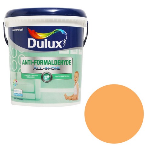 듀럭스 안티 포름알데히드 올인원 페인트 1L, Organic Orange