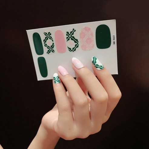데일리나라 젤네일패치 12p, QB863, 2개입